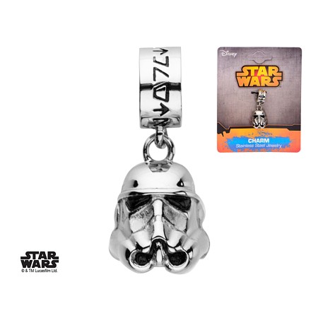 Star Wars 3D 'Stormtrooper' Steel Pendant/Charm - Click Image to Close